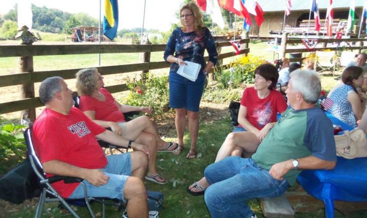 AYP Coordinator with her Local Reps
