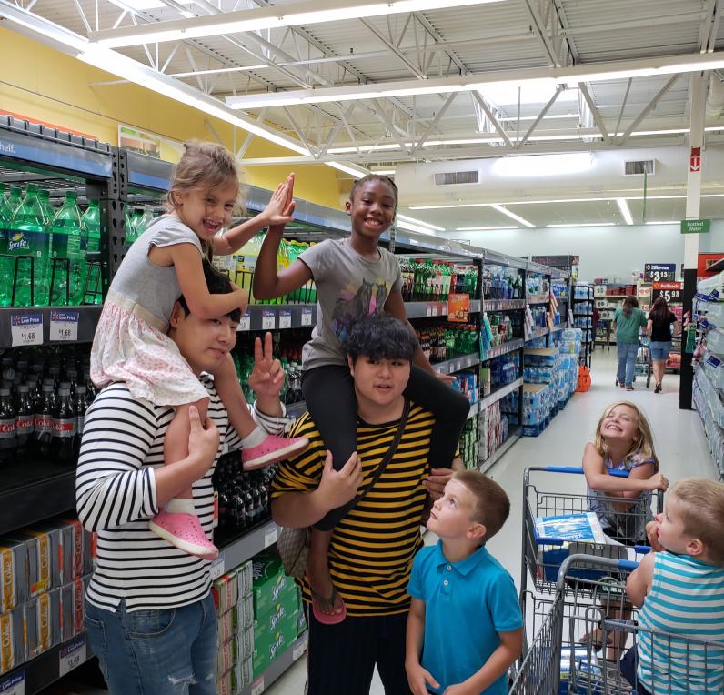 At the store