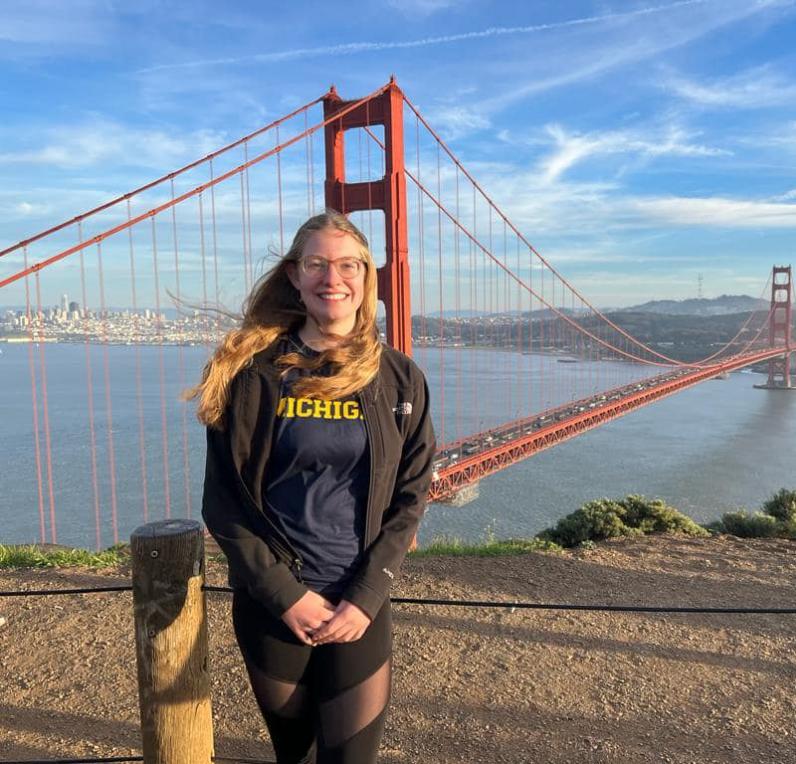 Getting to see the Golden Gate Bridge in San Francisco